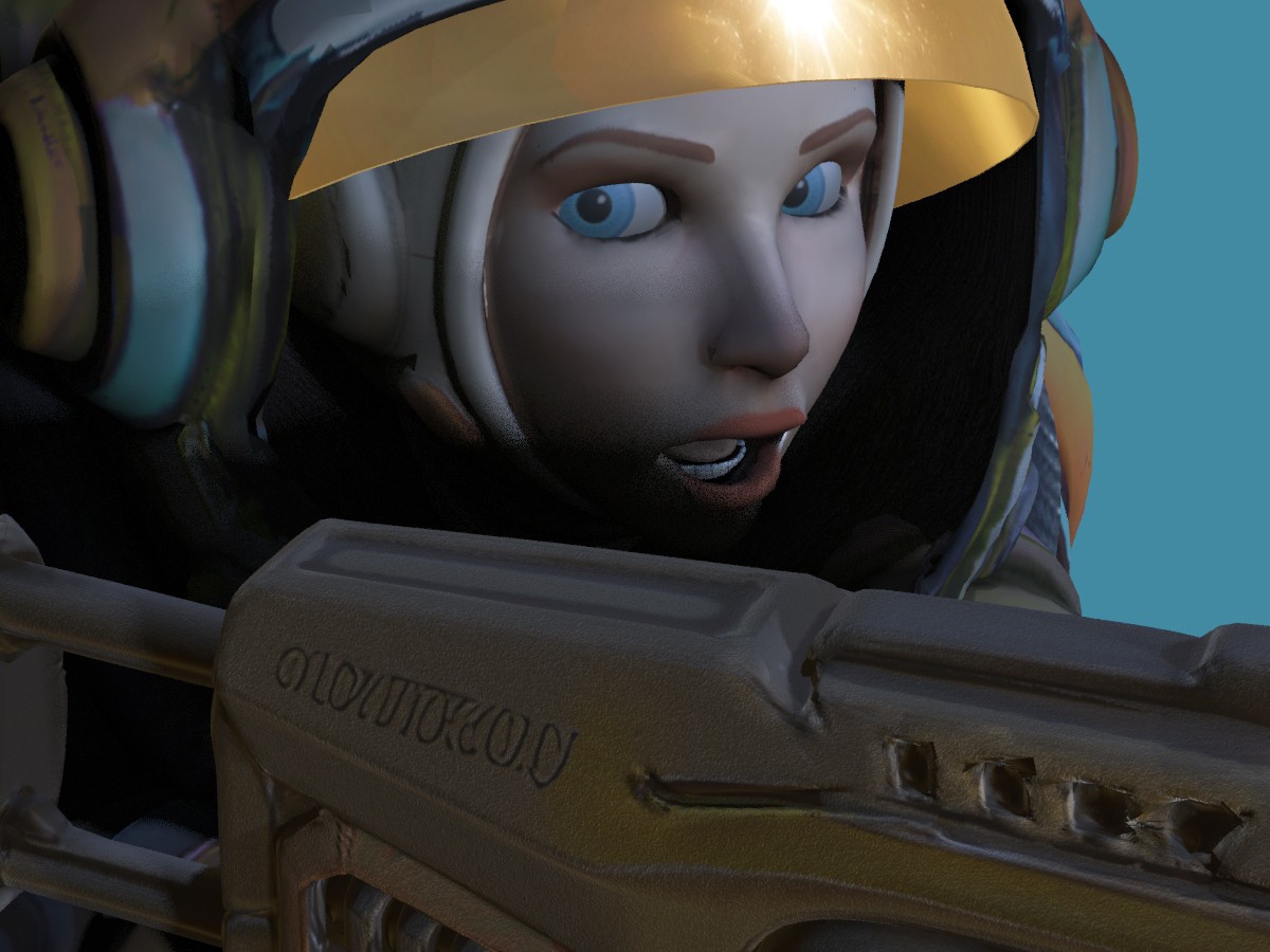 R-9 Female Astronaut by N/A