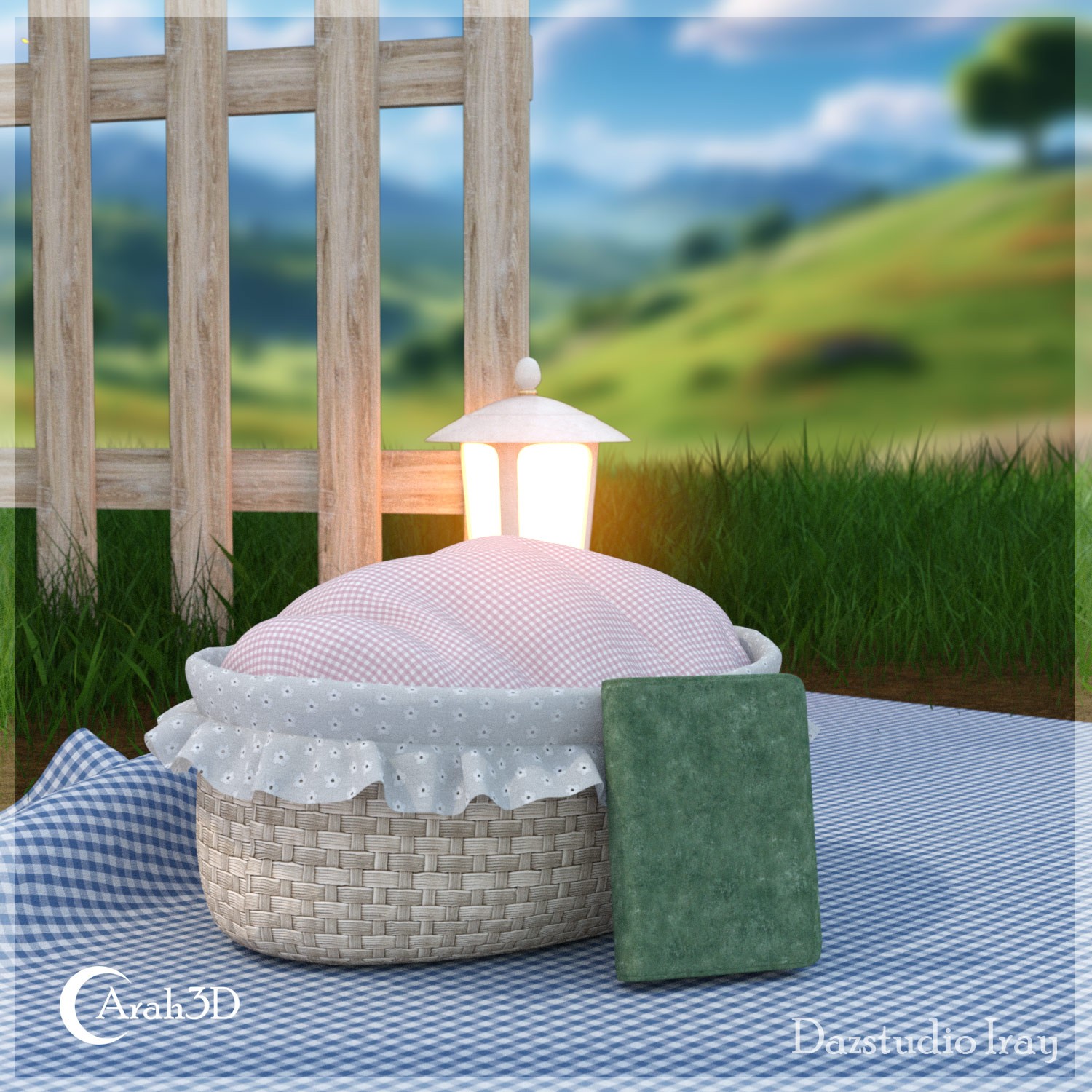 Arah3D Cottage Girl Props and Poses for G8F and G9 by N/A