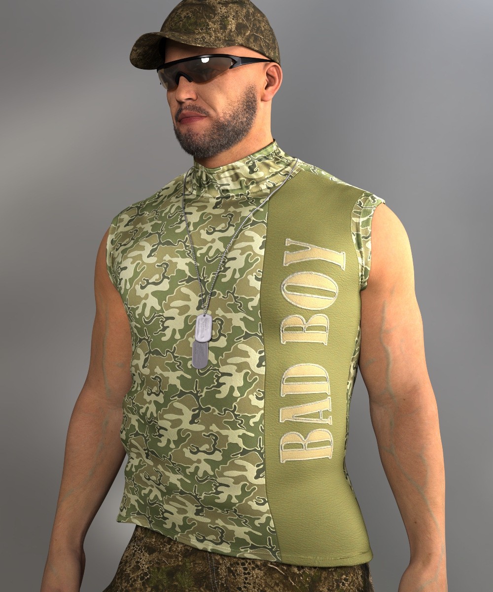 4Men Shirt 1 Genesis 8 Male by N/A