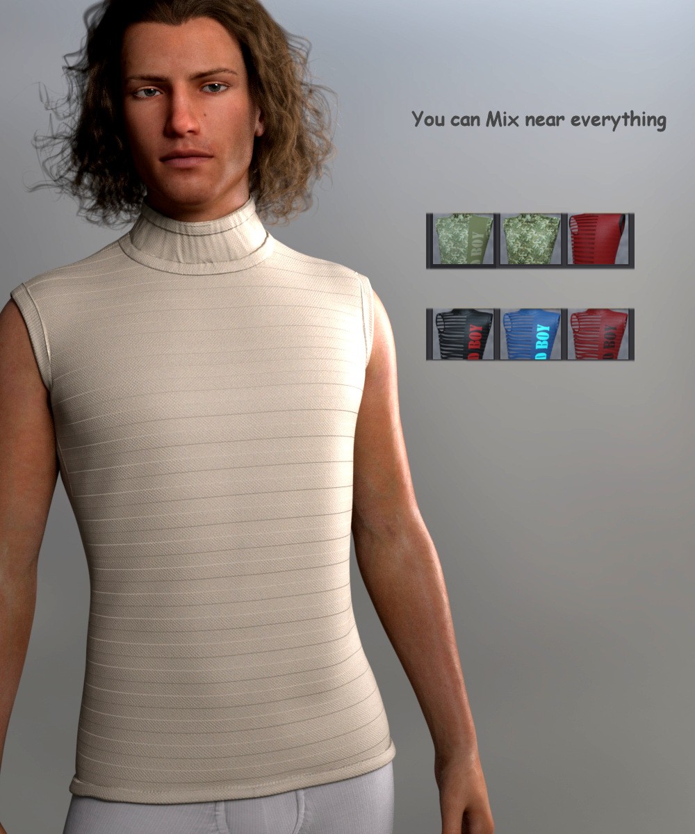 4Men Shirt 1 Genesis 8 Male by N/A