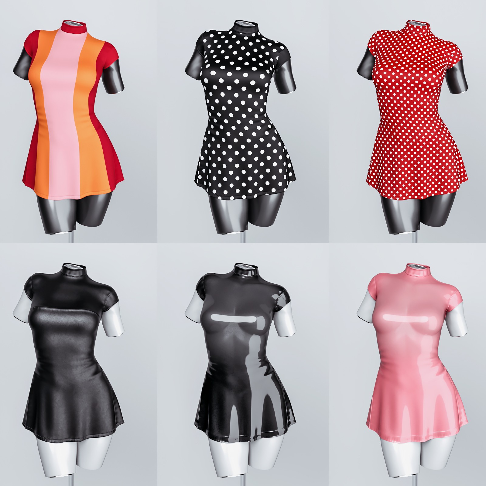 dForce Pinup Style Dress G8-8.1F by N/A