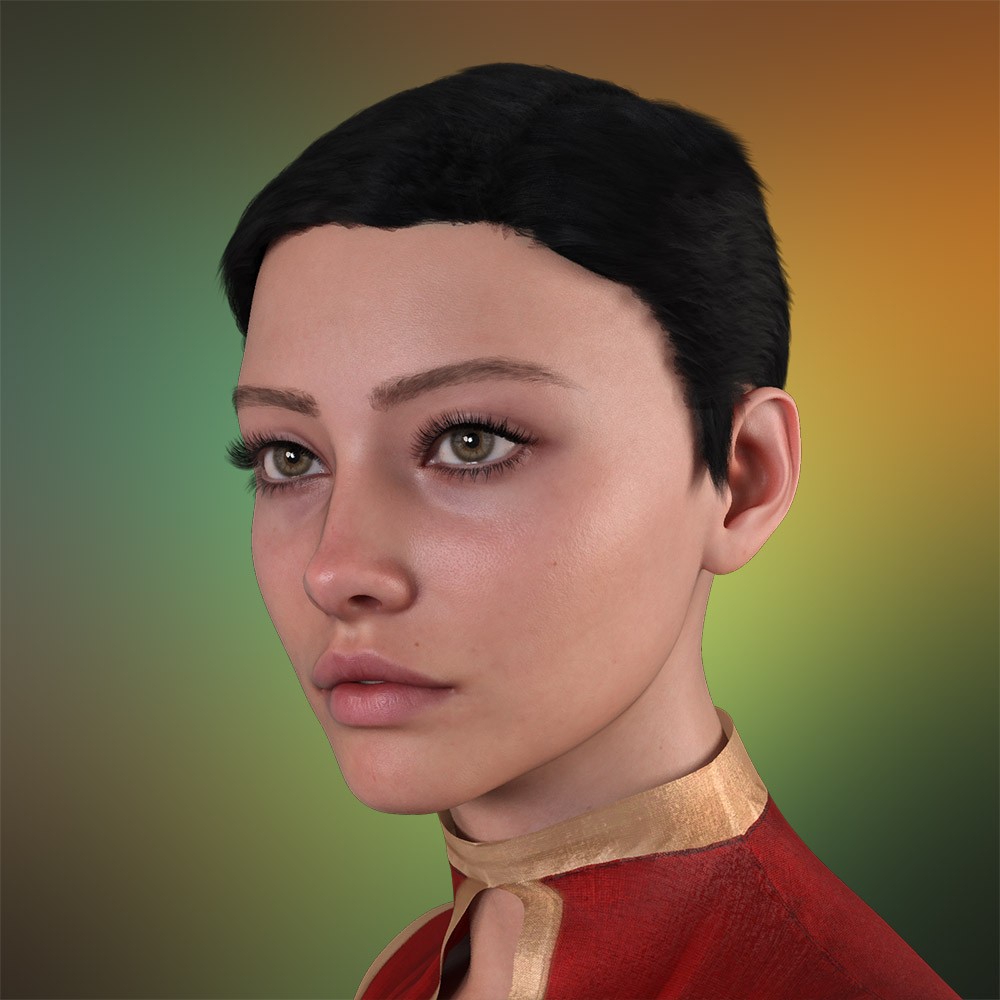 Prae-Billie Hair For G8/G9 Daz by N/A