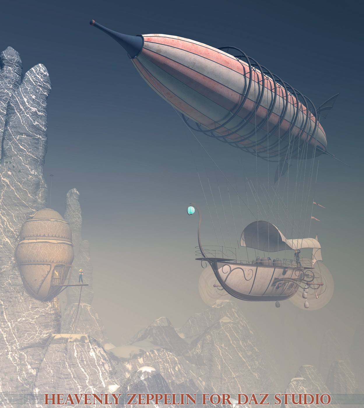 Heavenly Zeppelin for Daz Studio by N/A