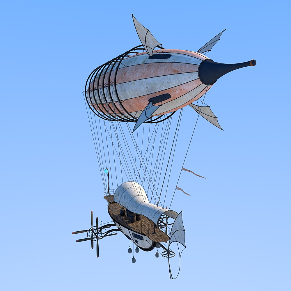 Heavenly Zeppelin for Daz Studio by N/A