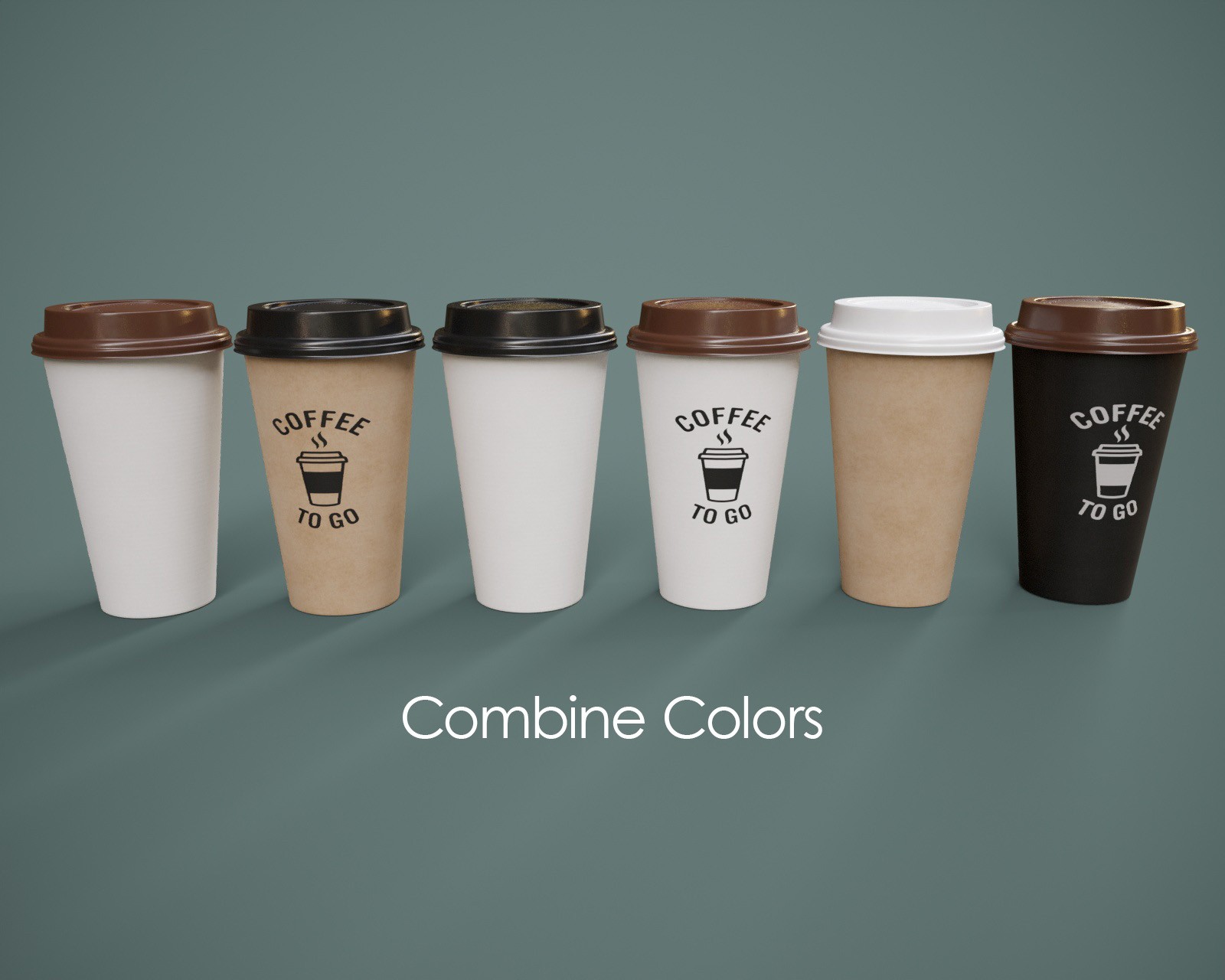 Coffee To Go Paper Cup with Poses G8FM G9 by N/A