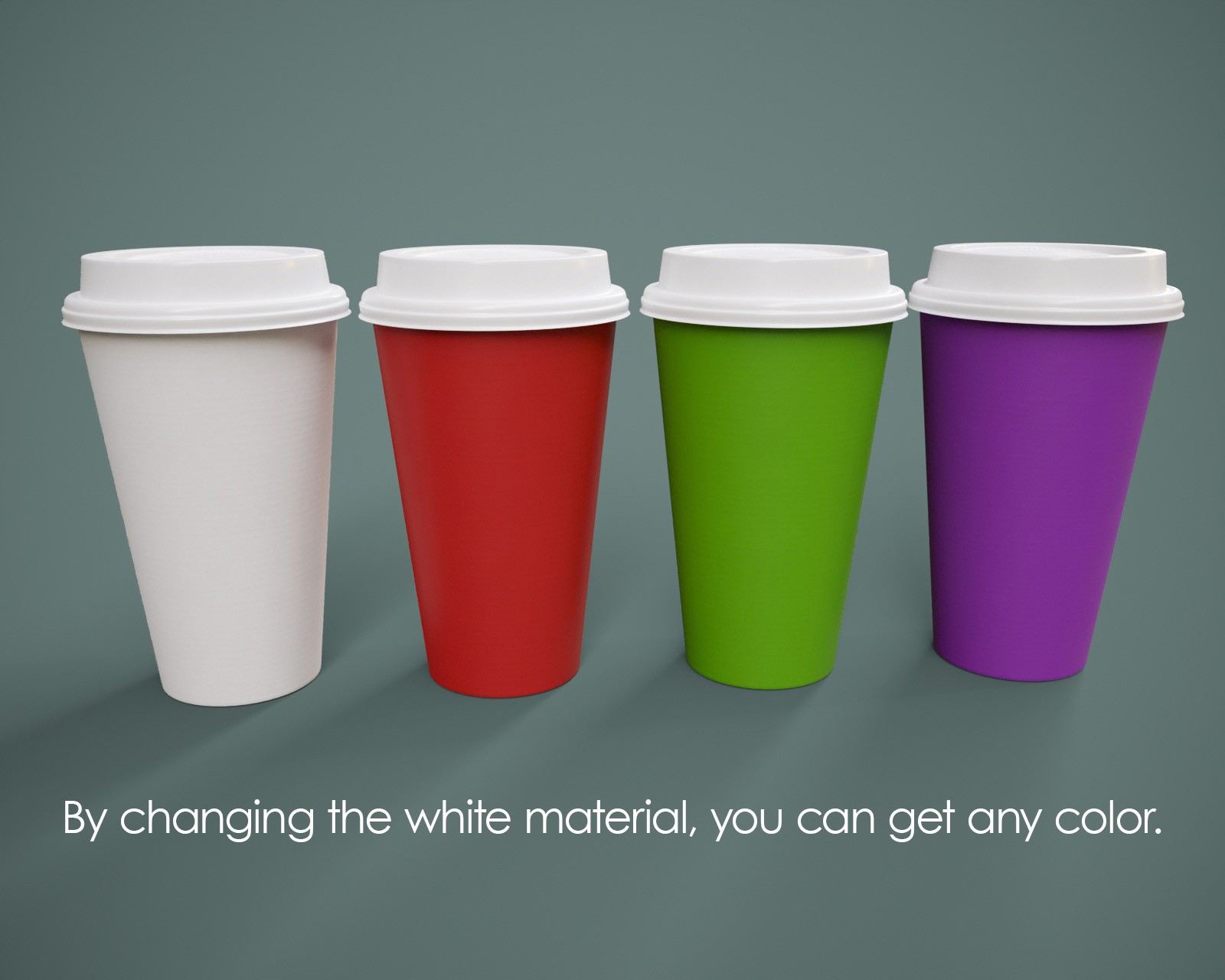 Coffee To Go Paper Cup with Poses G8FM G9 by N/A