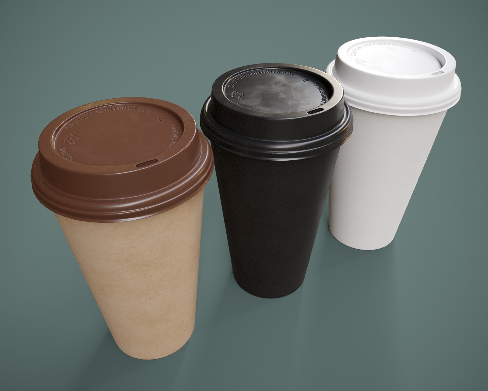 Coffee To Go Paper Cup with Poses G8FM G9 by N/A