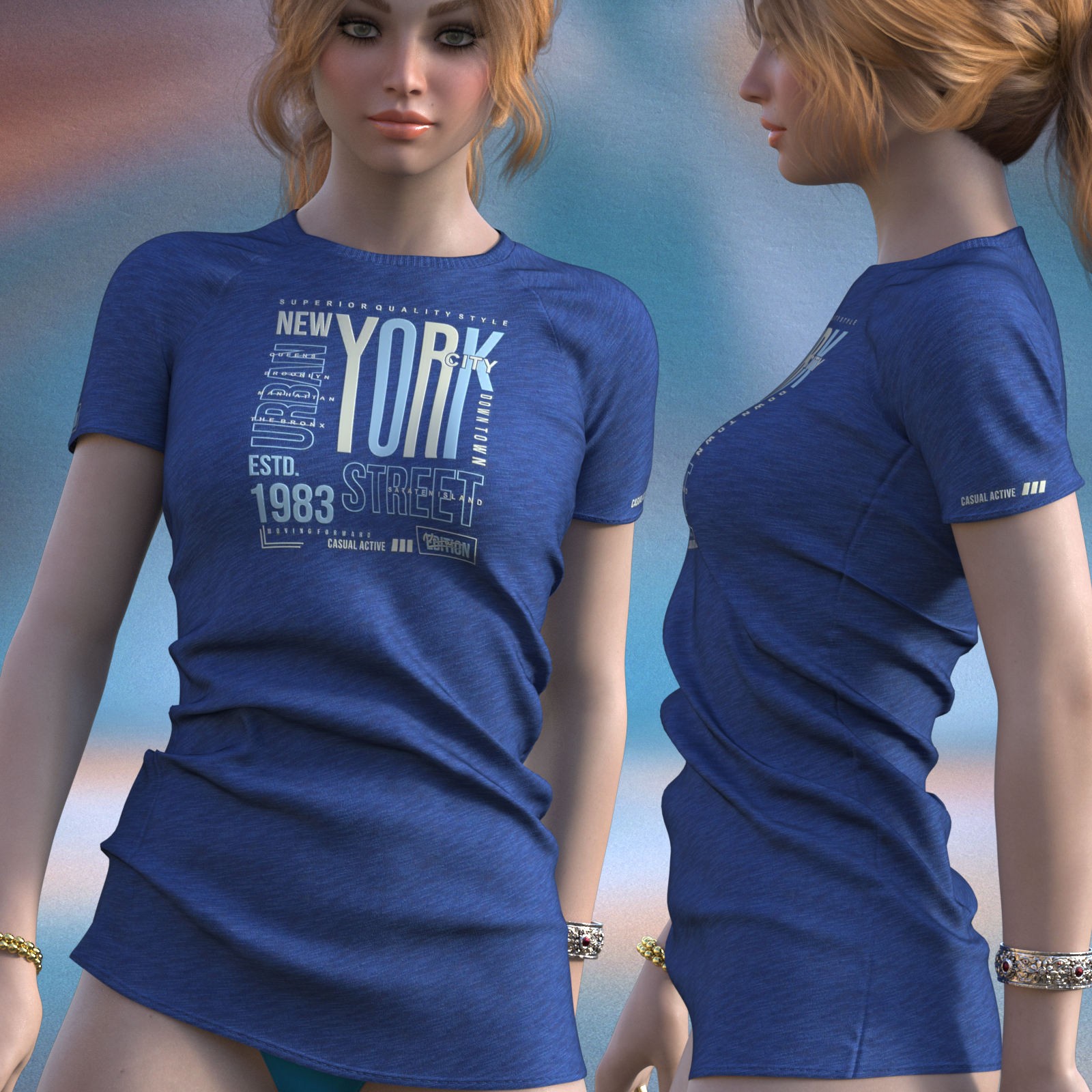 DA-SweetHeart for dForce Extra Long TShirt Genesis8-8.1F-G9 by lilflame by N/A