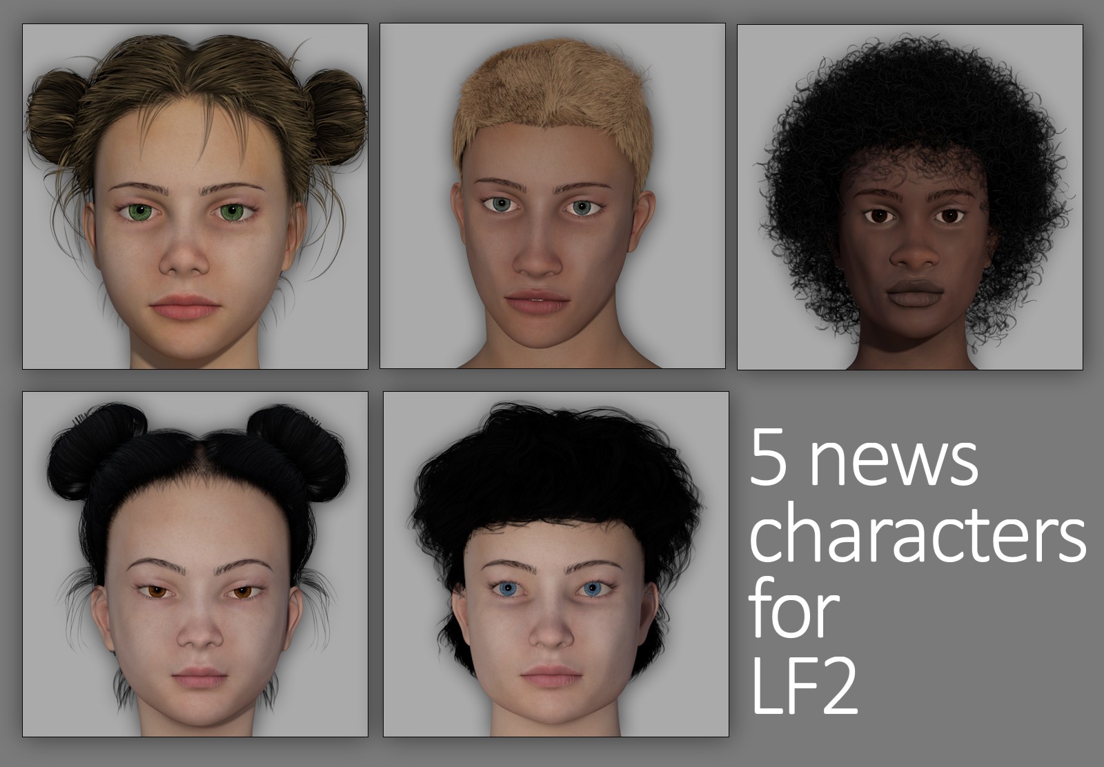 5 new characters for LF2 by N/A