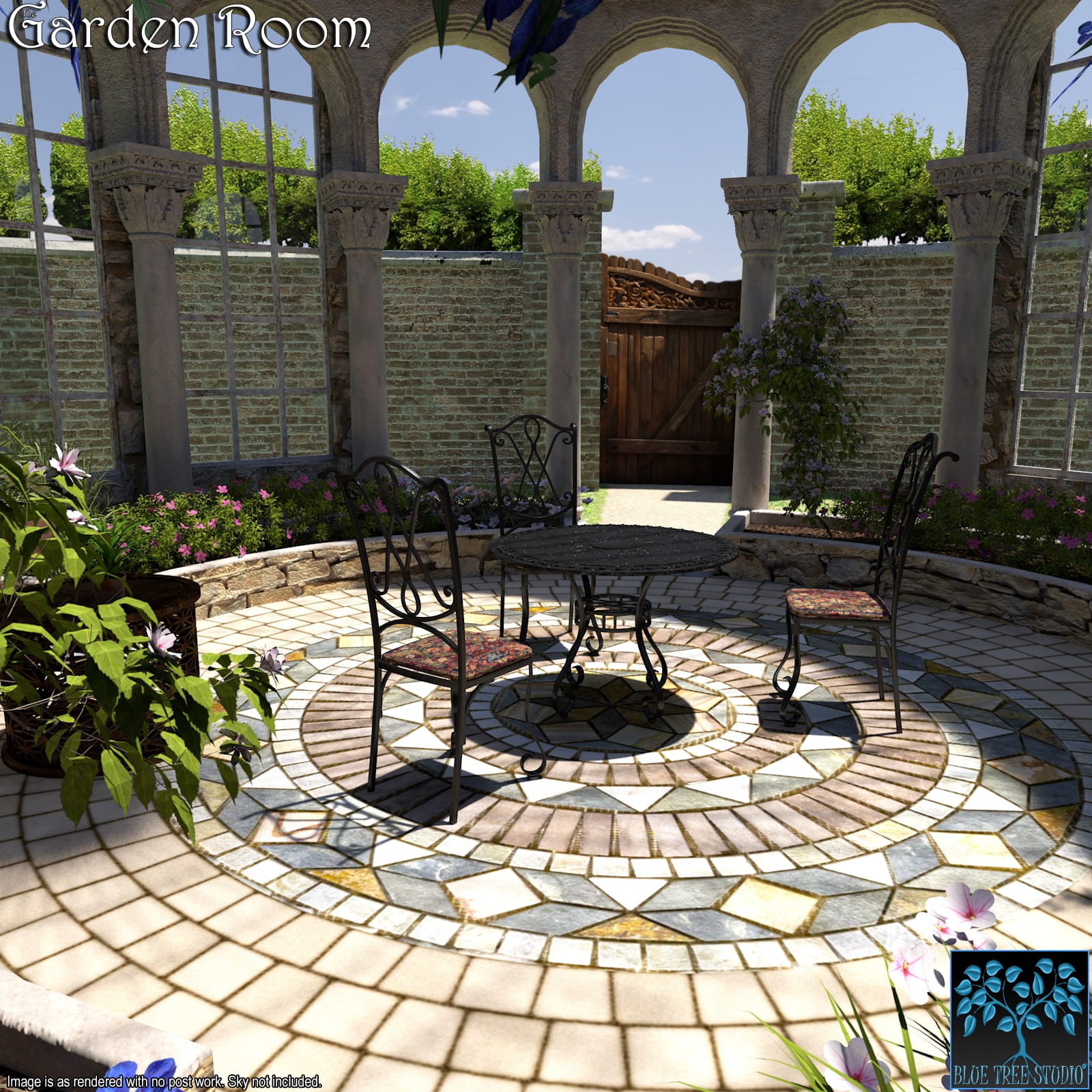The Garden Room for Daz Studio by N/A