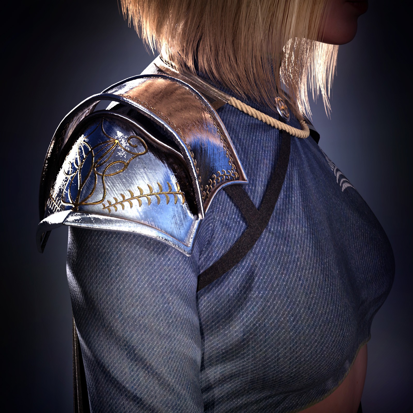 Stellar Officer Outfit for Genesis 8.1 Female and Genesis 9 by N/A