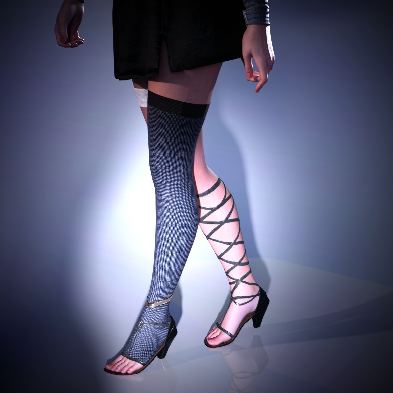 Stellar Officer Outfit for Genesis 8.1 Female and Genesis 9 by N/A