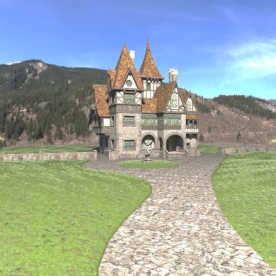 The Mansion for Daz Studio by N/A