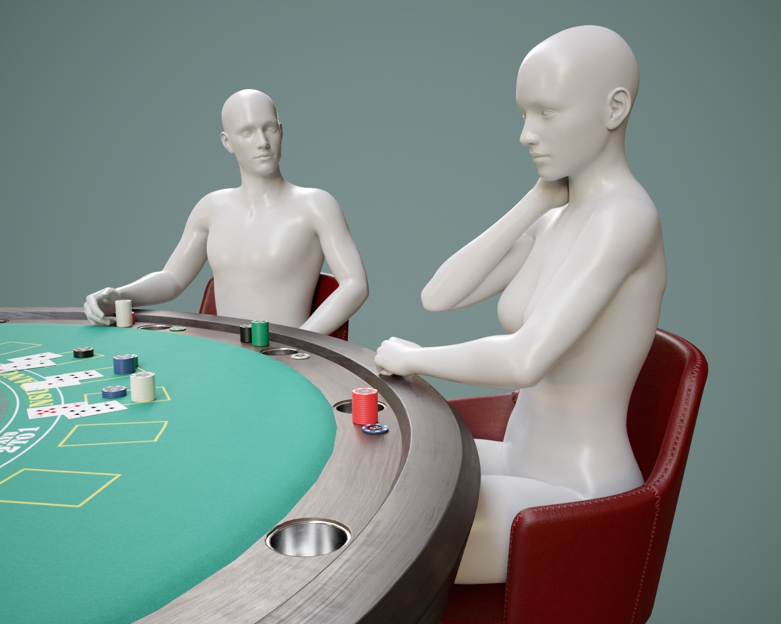 Blackjack Table Prop with Poses for G8FM G9 by N/A
