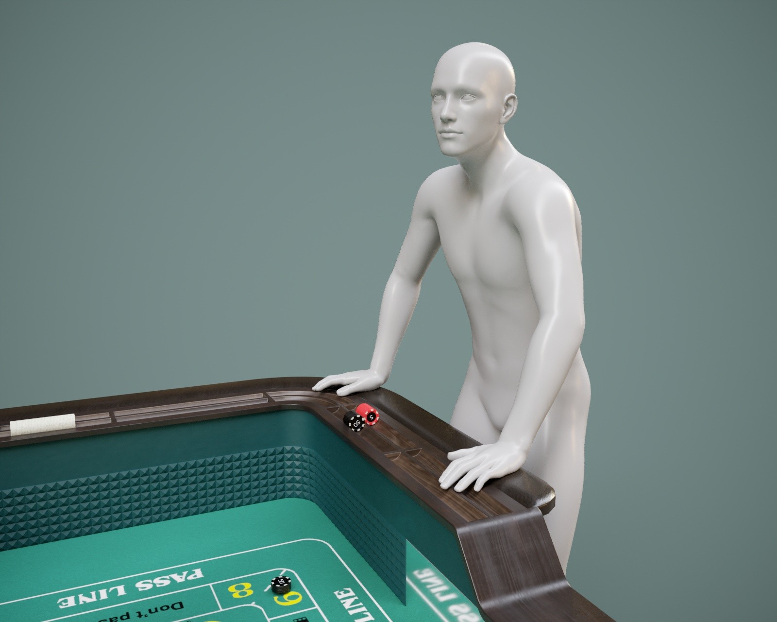 Craps Table Prop with Poses for G9 G8FM by N/A
