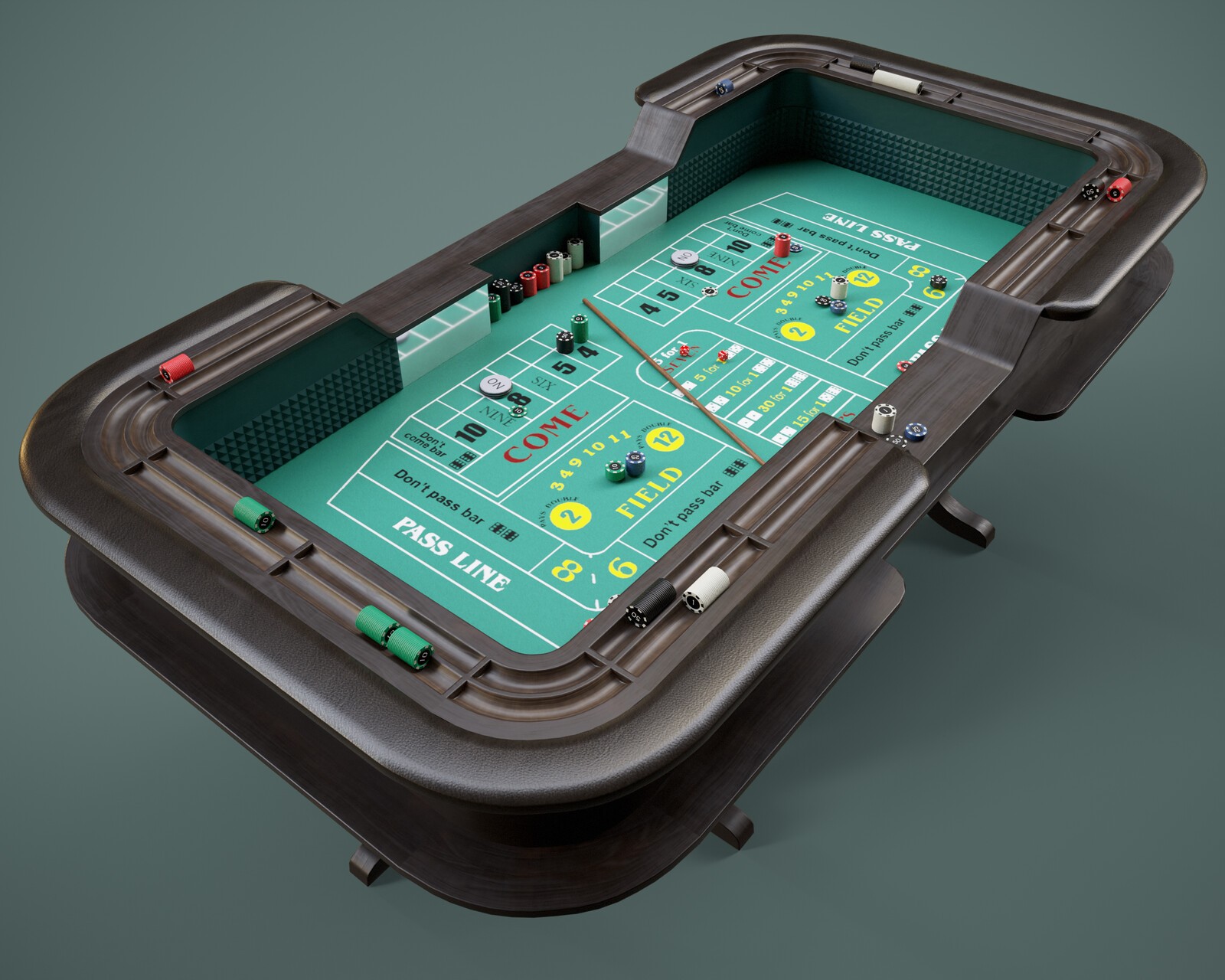 Craps Table Prop with Poses for G9 G8FM by N/A