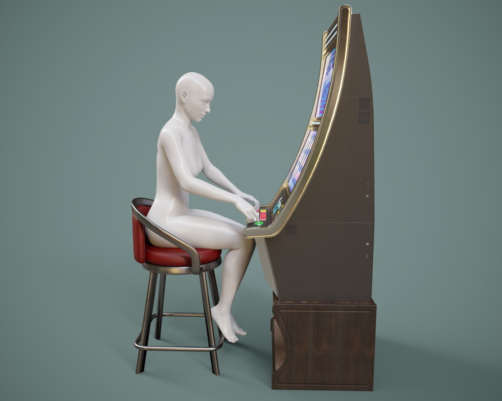 Casino Slot Machine Prop and Poses for G8FM G9 by N/A