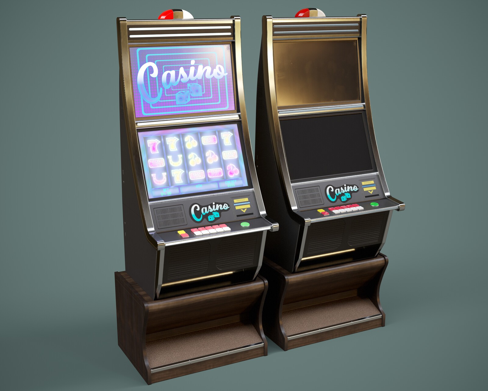 Casino Slot Machine Prop and Poses for G8FM G9 by N/A