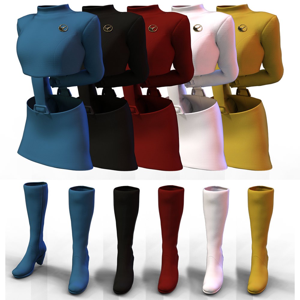 Space Fleet Uniform for G8 for DAZ Studio by N/A