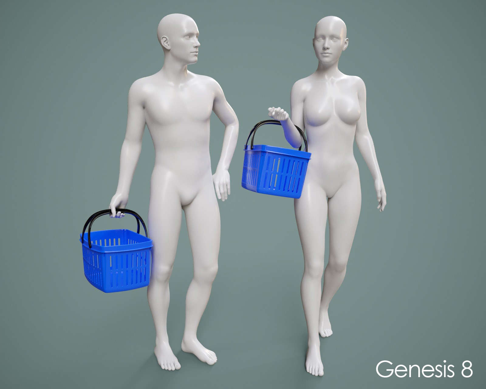 Shopping Basket Prop and Poses for G9 G8FM by N/A