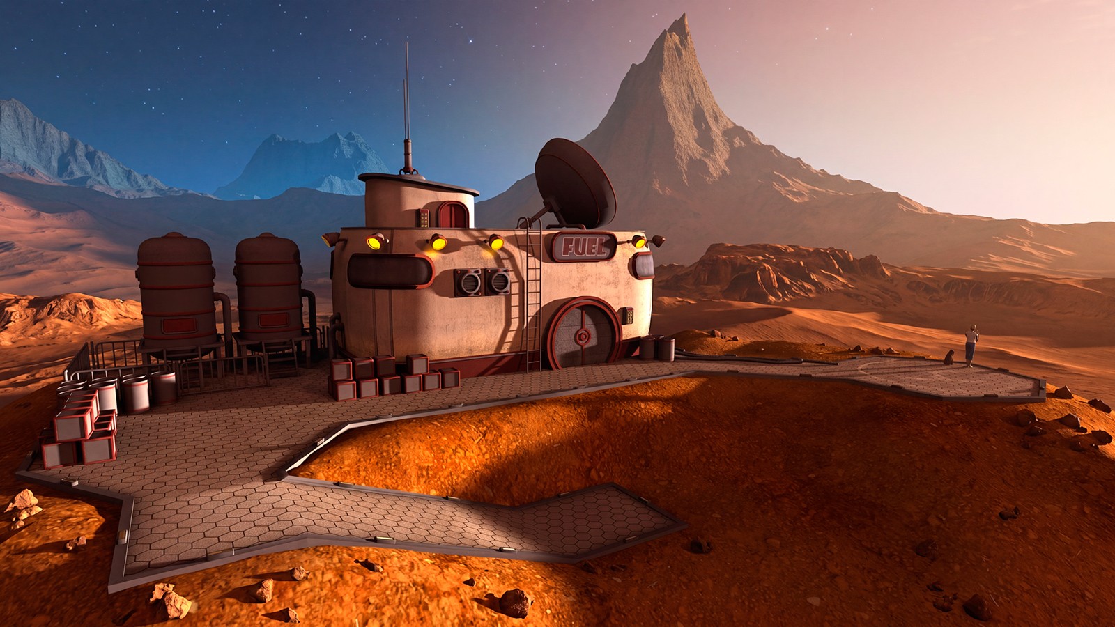 Fuel station for Daz Studio by N/A
