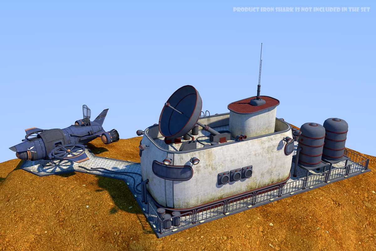 Fuel station for Daz Studio by N/A