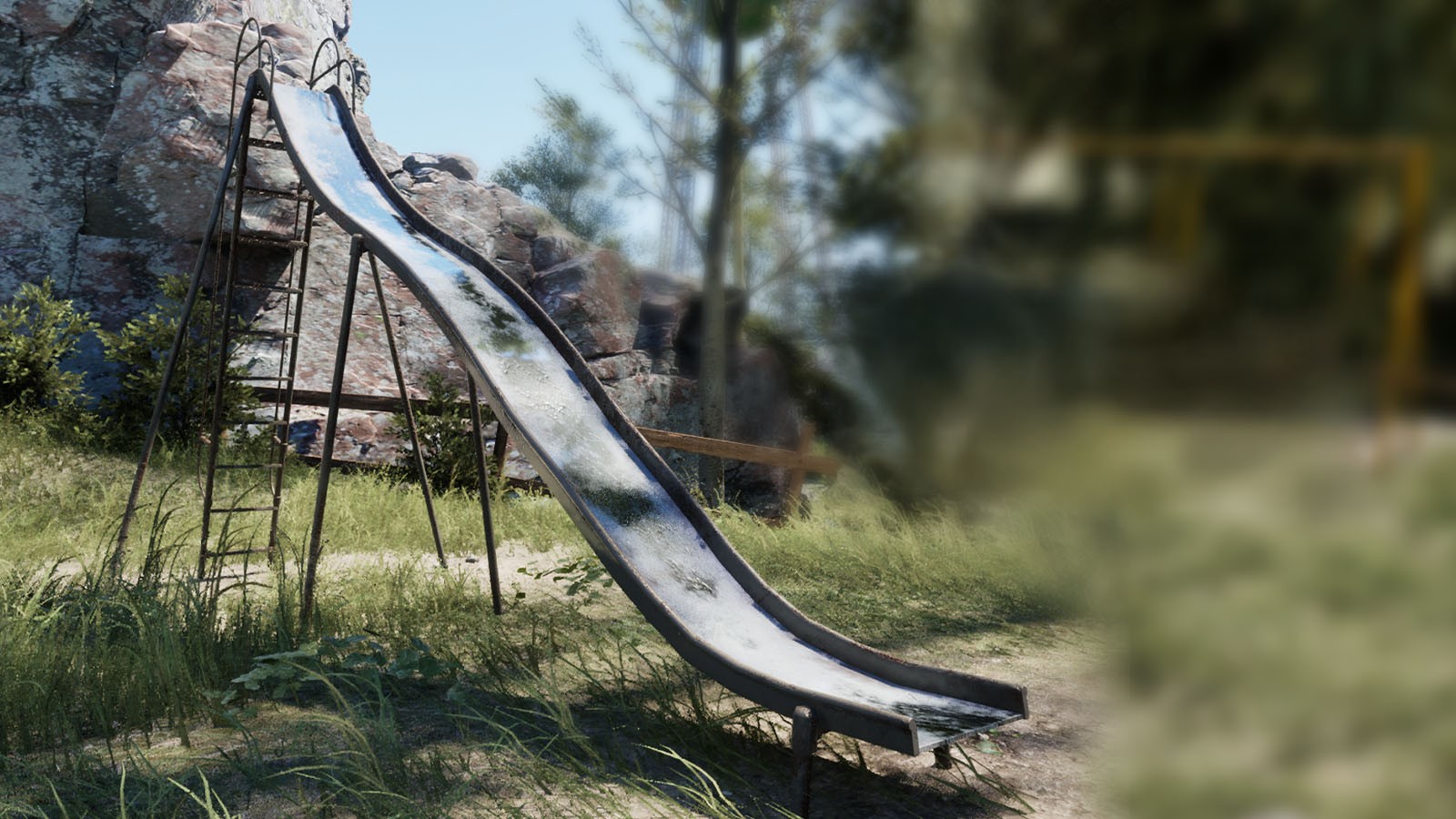 Retro Playground Set | Vintage 1950s-70s Park Equipment by N/A
