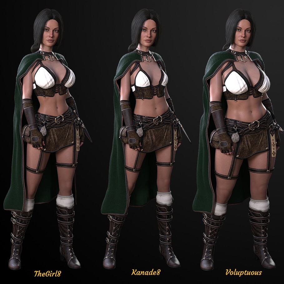 Rogue Trails Adventurer Outfit for Genesis 8 and 8.1 by N/A