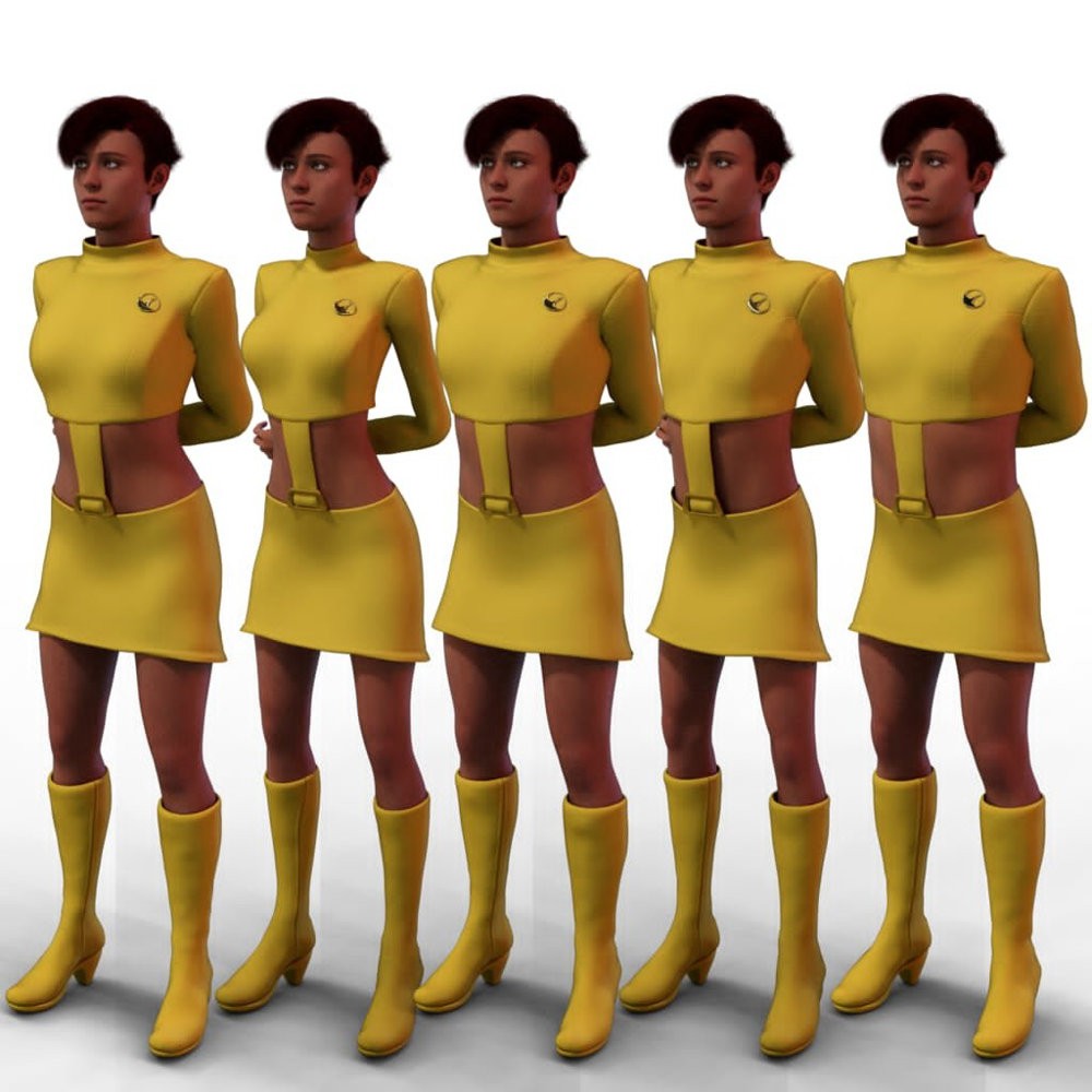 Space Fleet Uniform for G9 for DAZ Studio by N/A