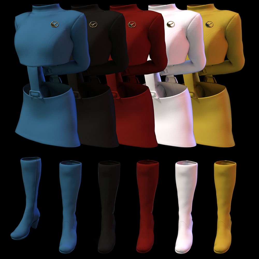 Space Fleet Uniform for G9 for DAZ Studio by N/A