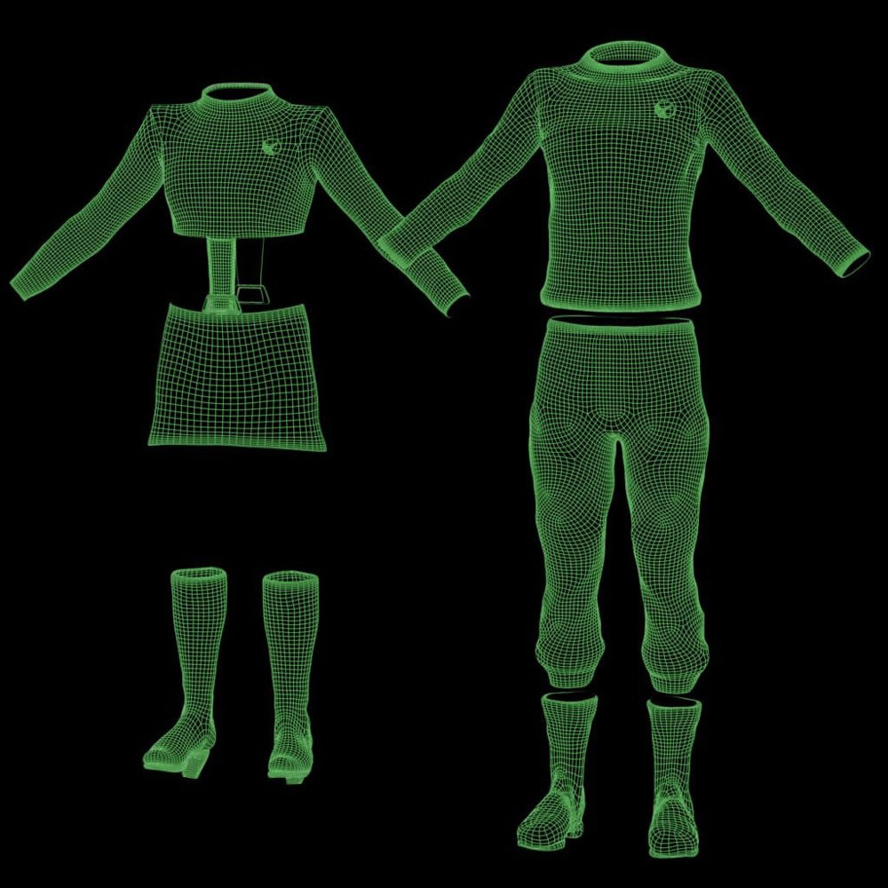 Space Fleet Uniform for G9 for DAZ Studio by N/A