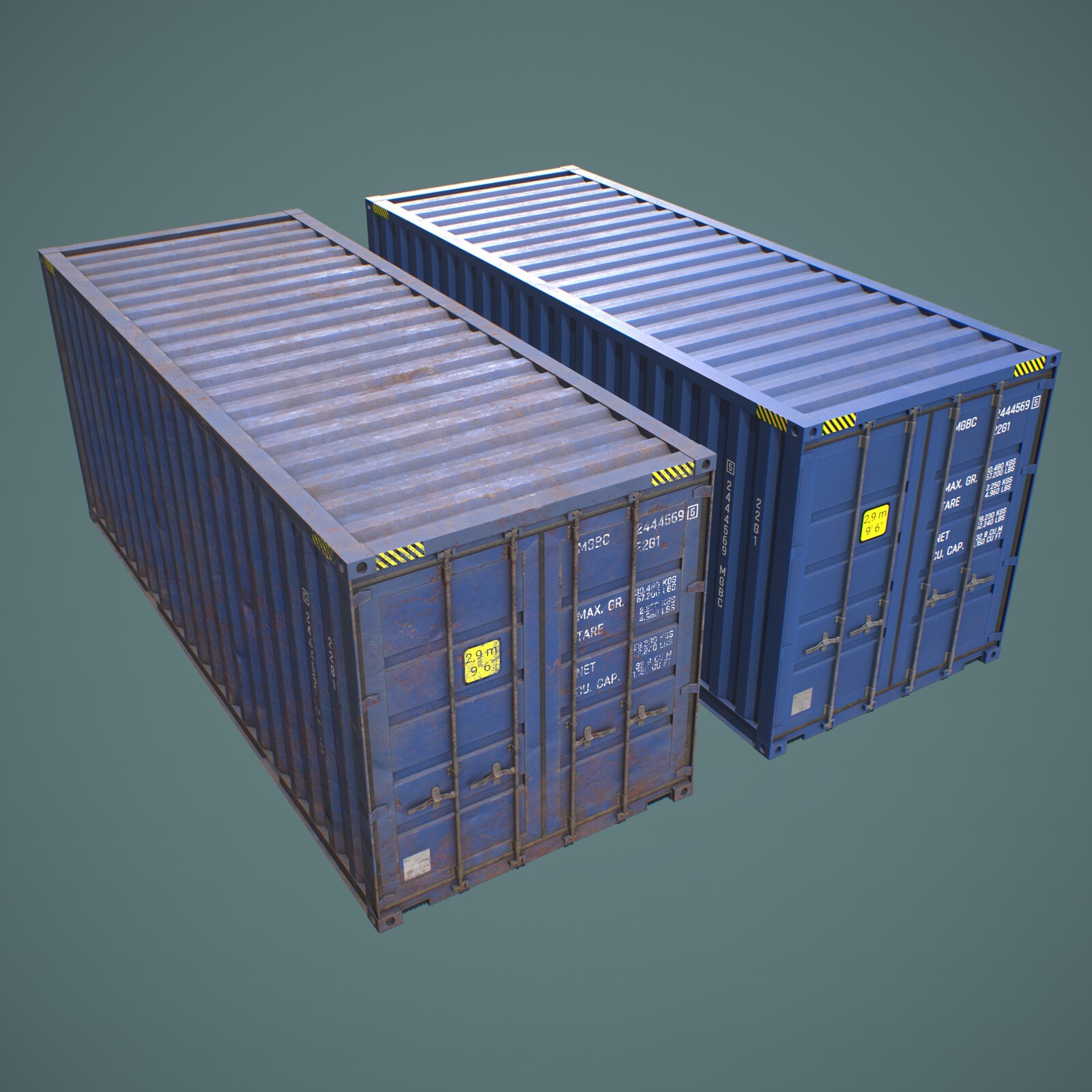 Industrial Cargo Container Prop by N/A