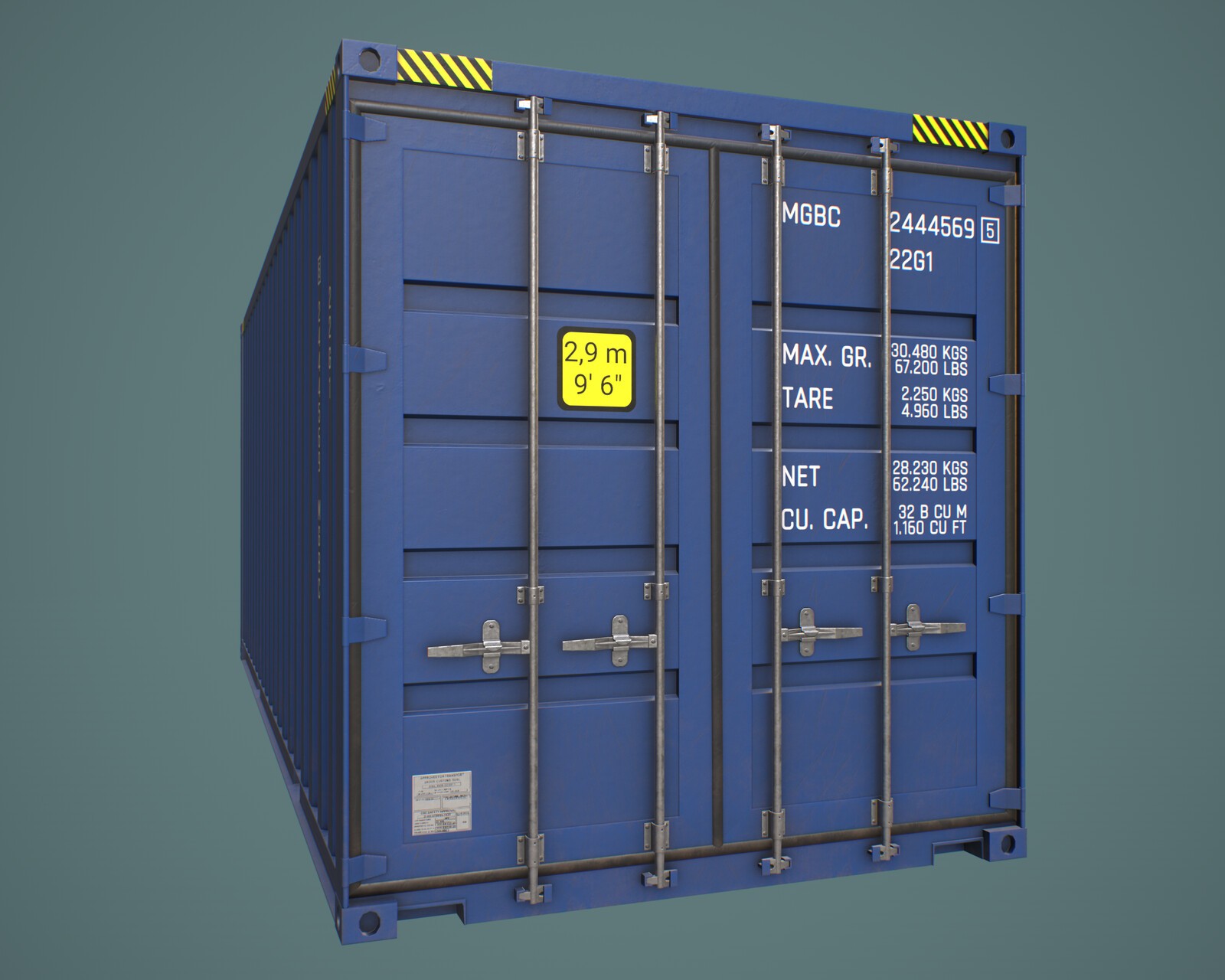 Industrial Cargo Container Prop by N/A