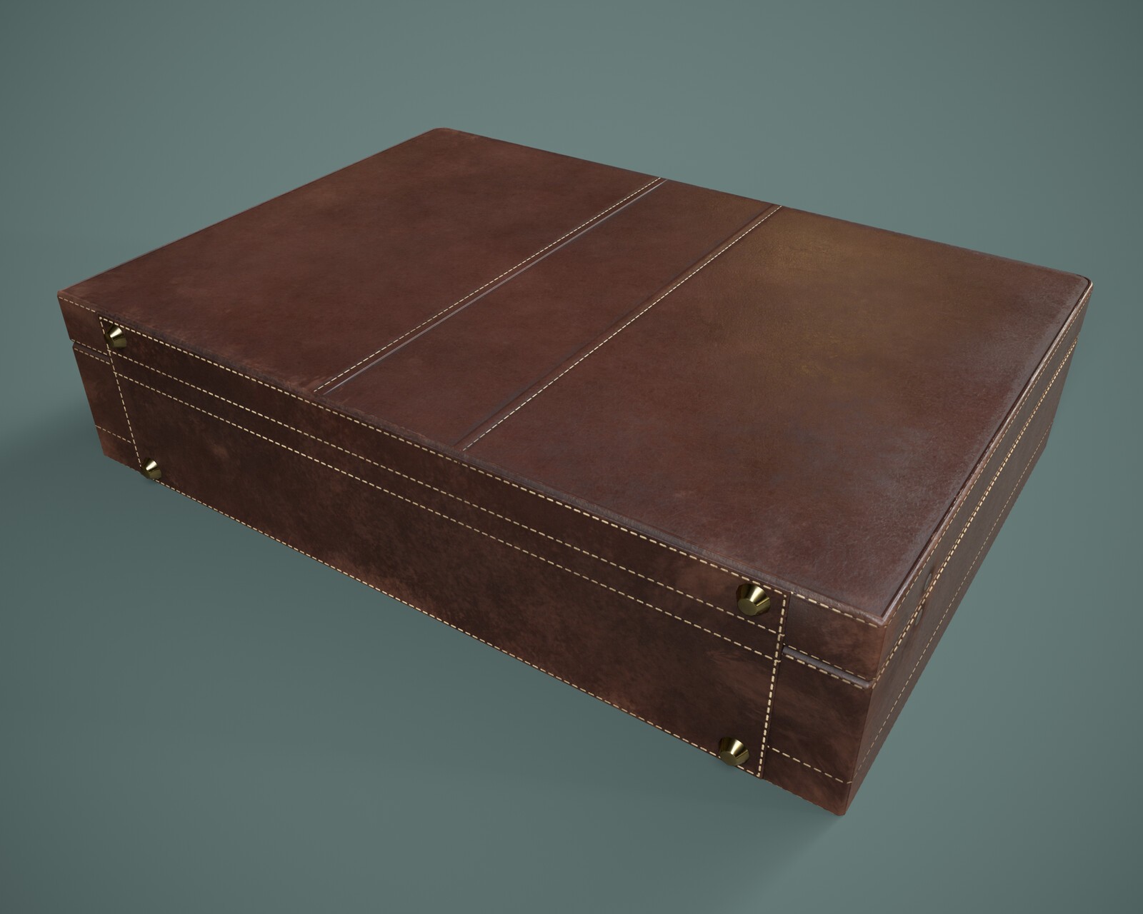 Leather Briefcase Prop and Poses for G8FM G9 by N/A