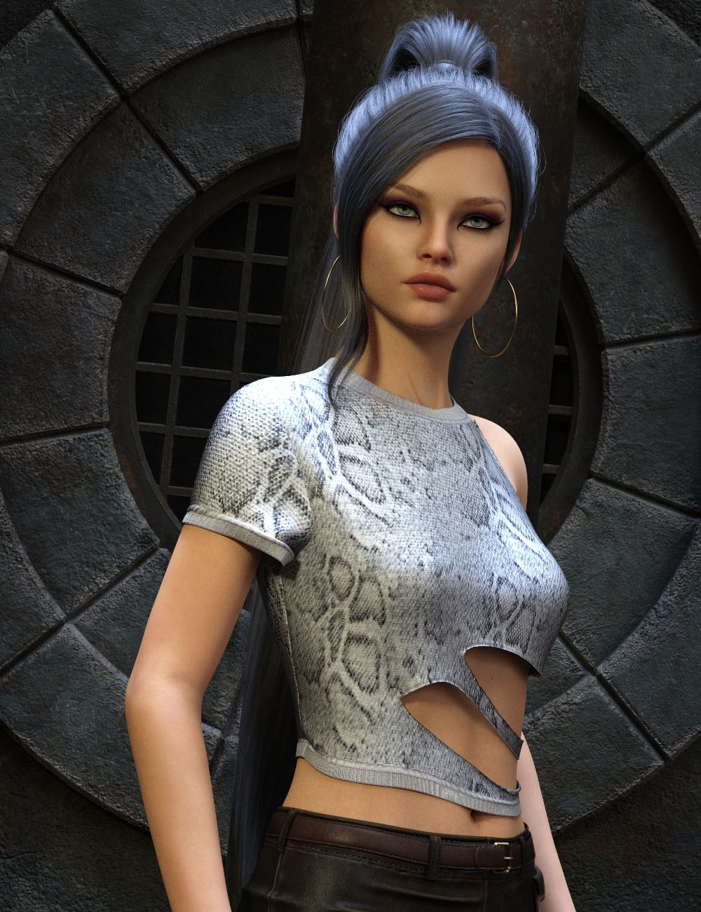 VERSUS - Ripped Tee for Genesis 8 and 8.1 Females by N/A