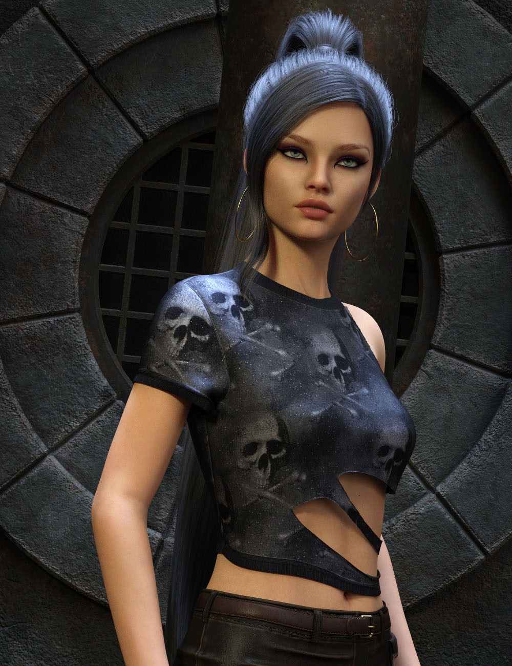 VERSUS - Ripped Tee for Genesis 8 and 8.1 Females by N/A