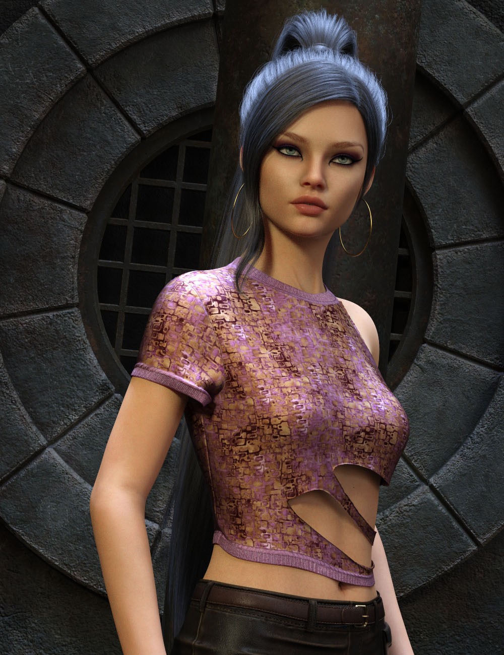 VERSUS - Ripped Tee for Genesis 8 and 8.1 Females by N/A