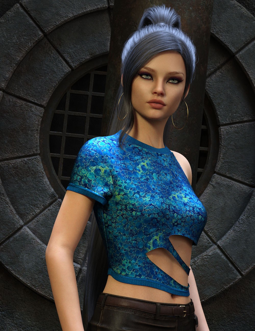 VERSUS - Ripped Tee for Genesis 8 and 8.1 Females by N/A