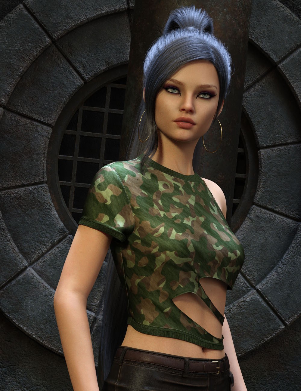 VERSUS - Ripped Tee for Genesis 8 and 8.1 Females by N/A
