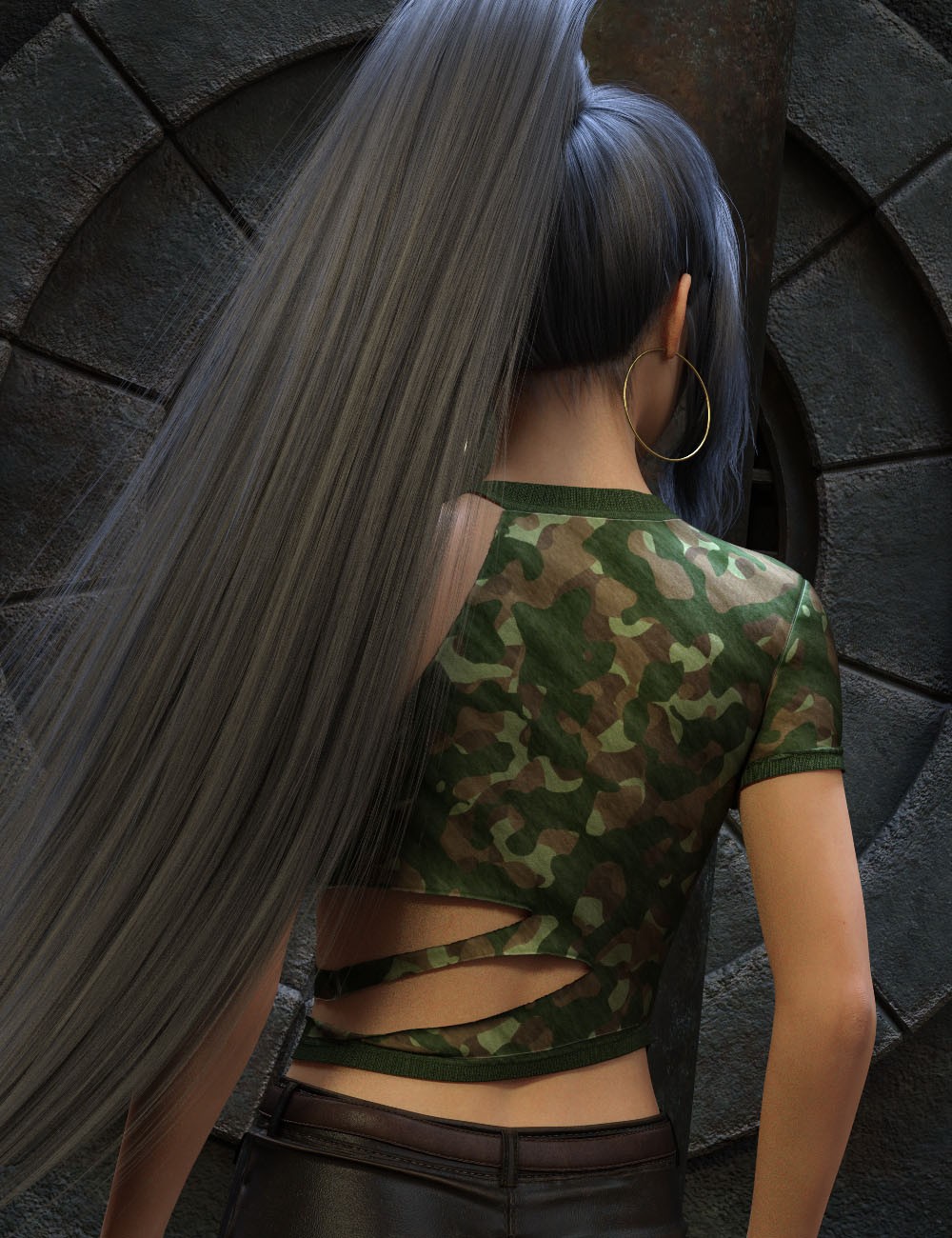 VERSUS - Ripped Tee for Genesis 8 and 8.1 Females by N/A