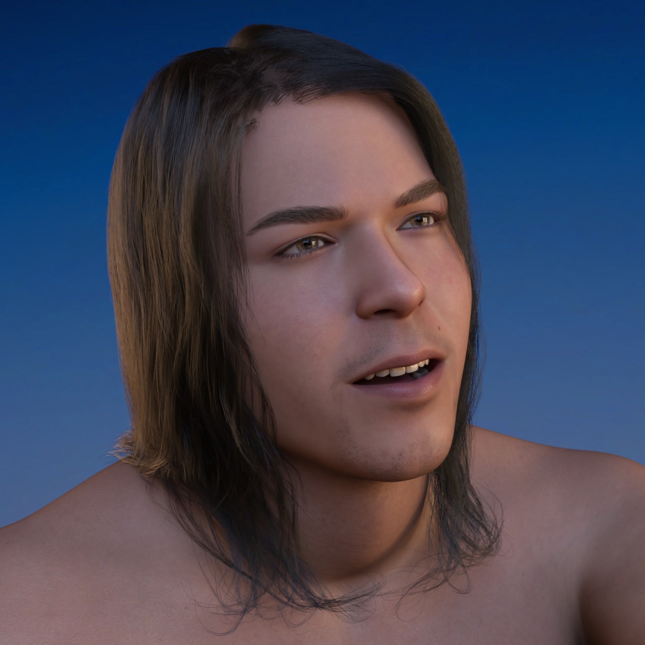 ATG Midlength Hair 003 for Genesis 9 and 8.x Male/Female by N/A
