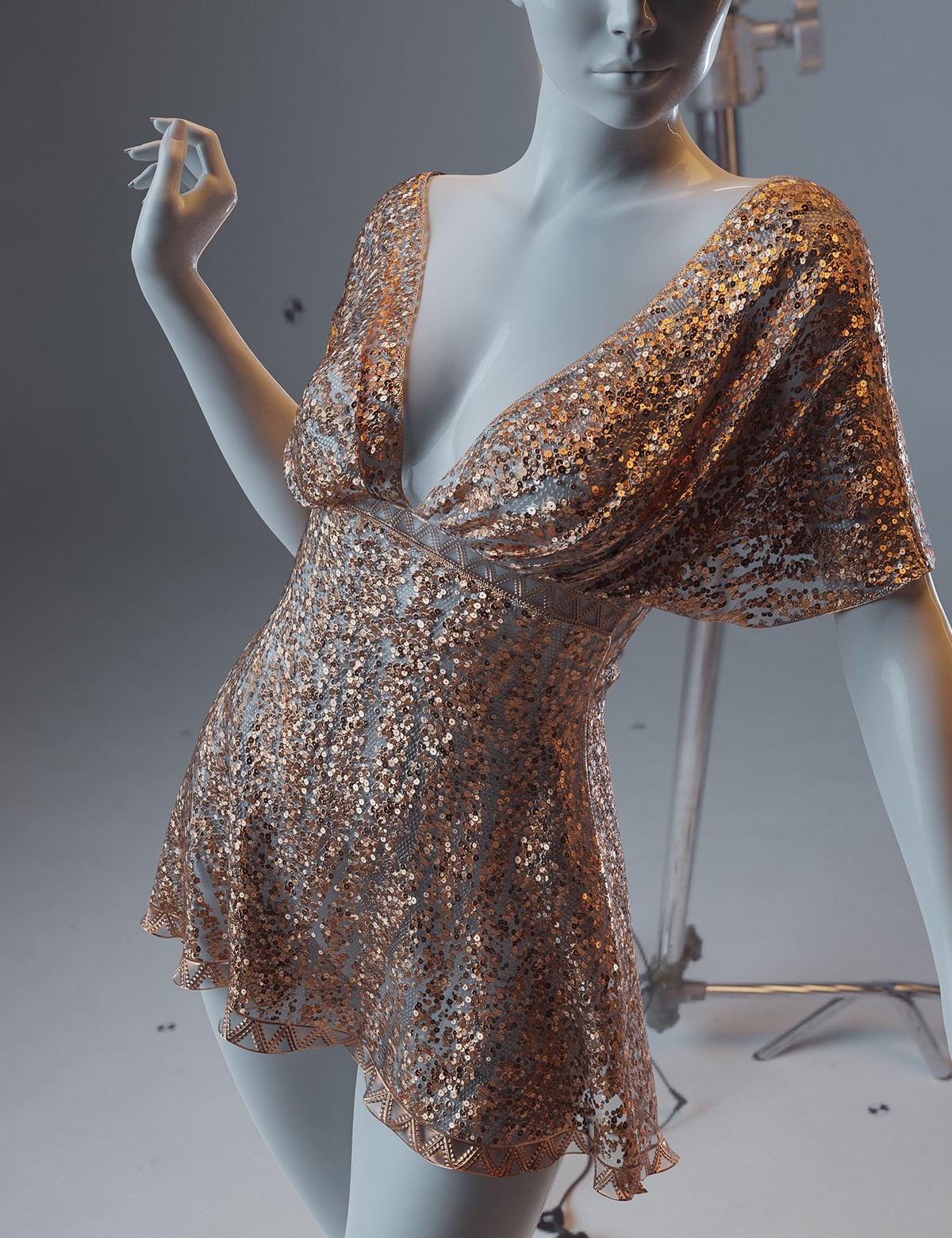 dForce Free Feeling Dress Genesis8-8.1F-G9 by N/A