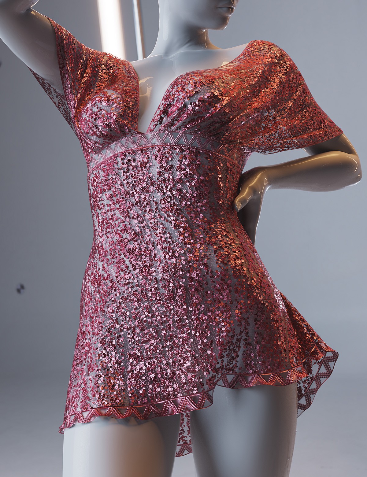 dForce Free Feeling Dress Genesis8-8.1F-G9 by N/A