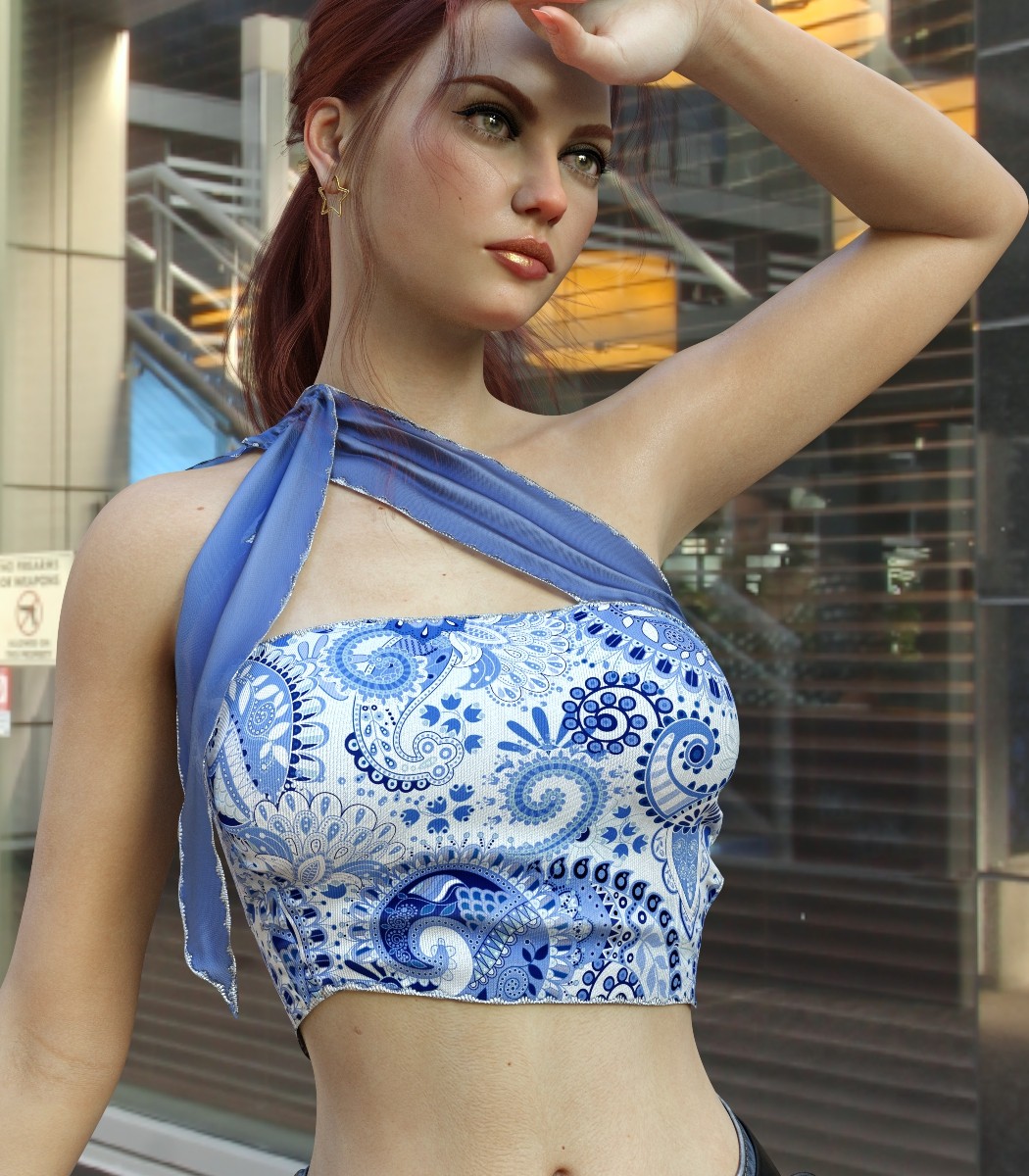 7th Ave: LF dForce Over Shoulder Top G8Fs/G9 by N/A