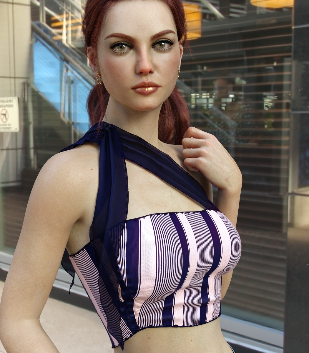7th Ave: LF dForce Over Shoulder Top G8Fs/G9 by N/A