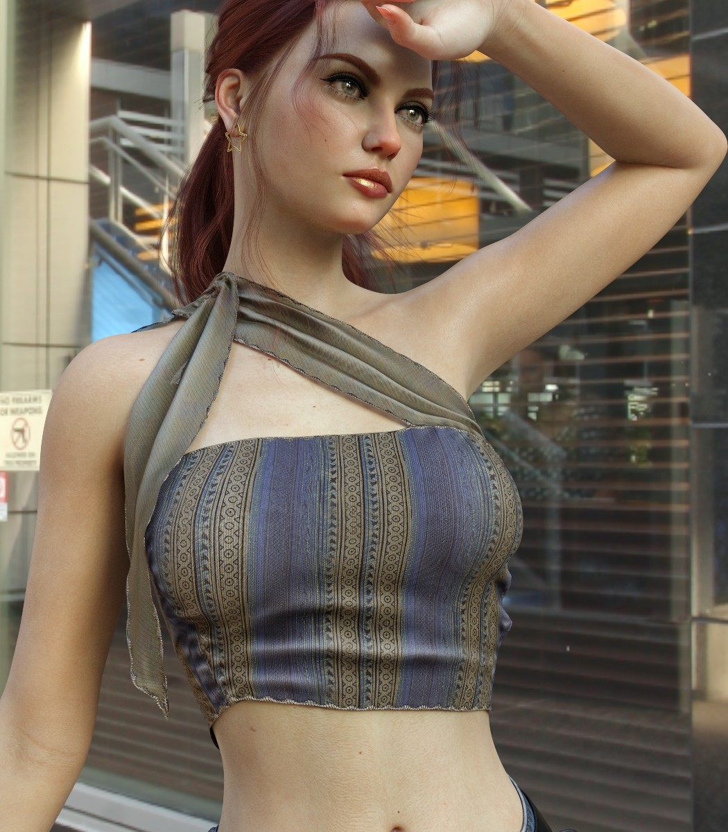 7th Ave: LF dForce Over Shoulder Top G8Fs/G9 by N/A
