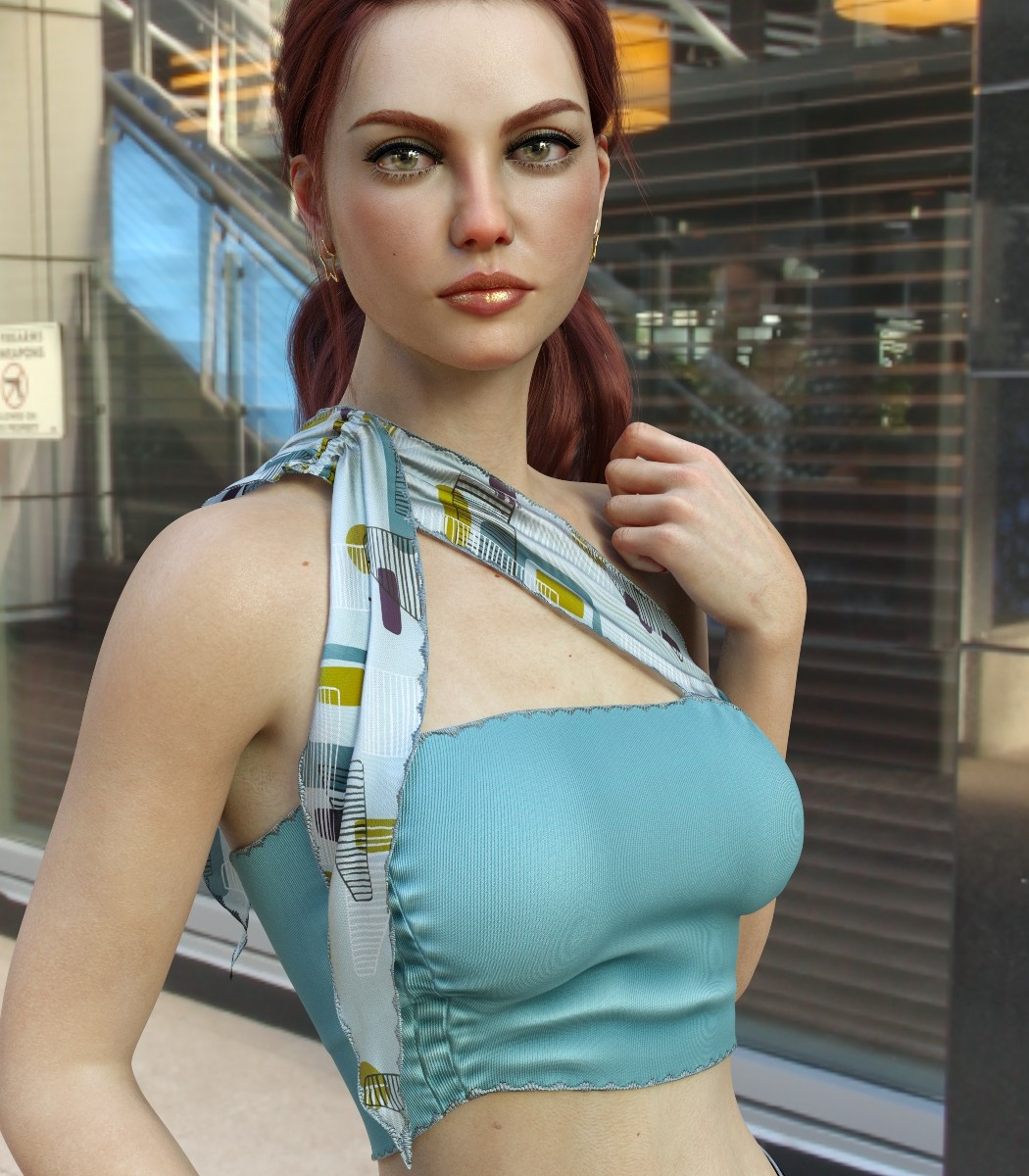7th Ave: LF dForce Over Shoulder Top G8Fs/G9 by N/A