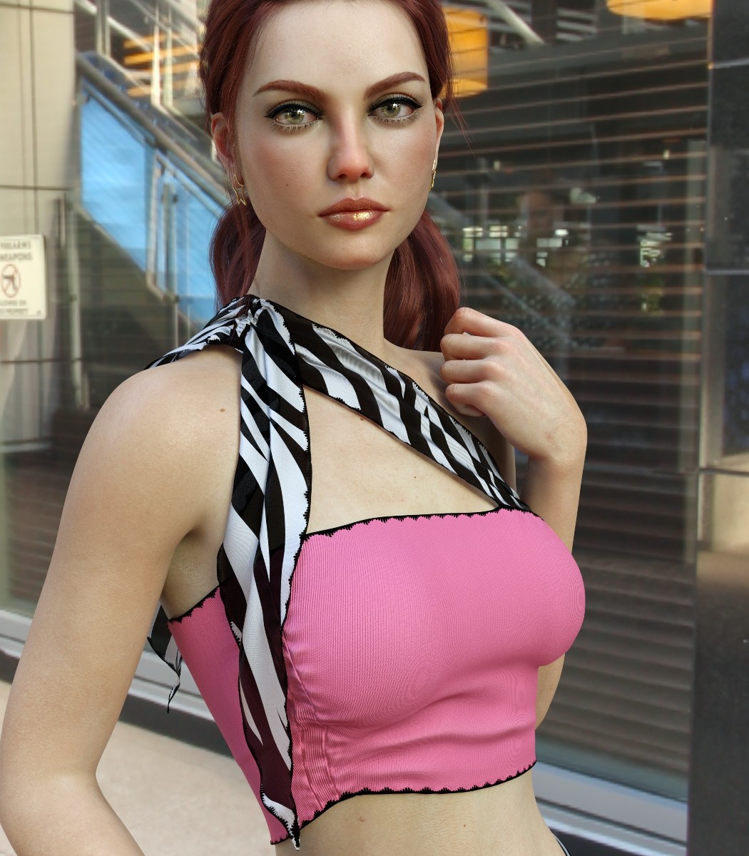 7th Ave: LF dForce Over Shoulder Top G8Fs/G9 by N/A