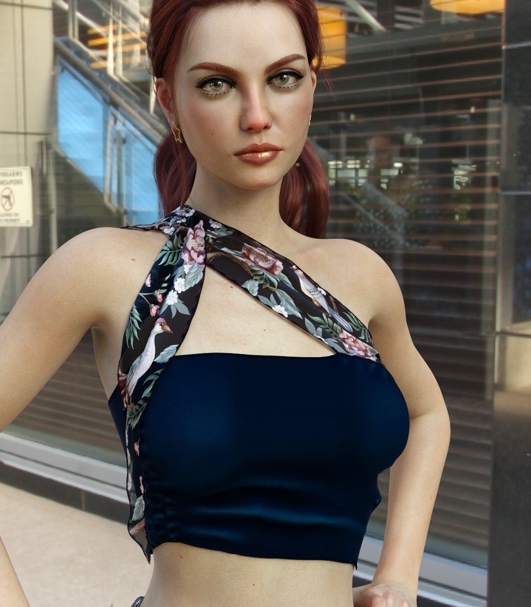 7th Ave: LF dForce Over Shoulder Top G8Fs/G9 by N/A