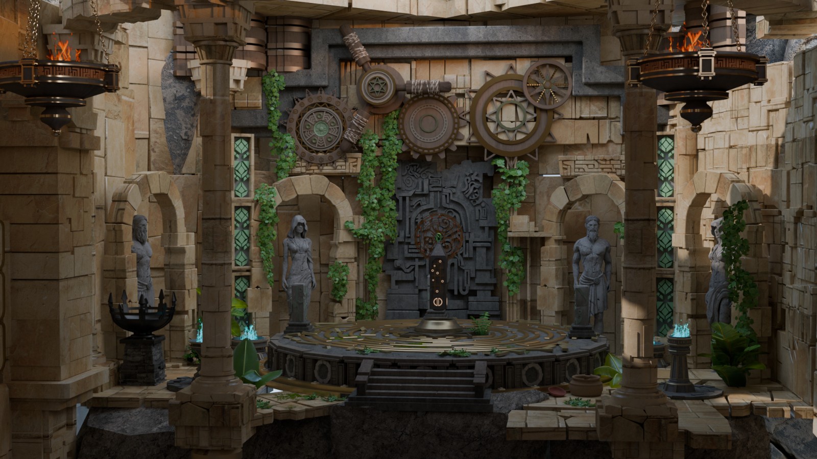 Temple Ruins Kit by N/A